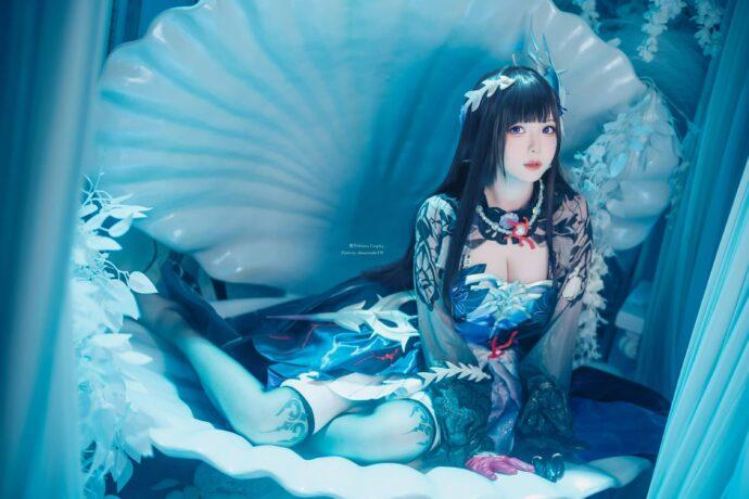 深海幻梦人形初临：霜月shimo海瑟音cos演绎来自海底的魅力