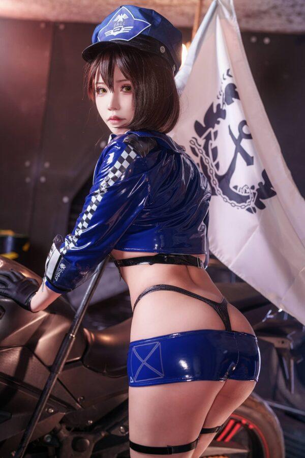 机动与火力的蓝色英姿：中岛莫之子i碧蓝航线巴尔的摩COS