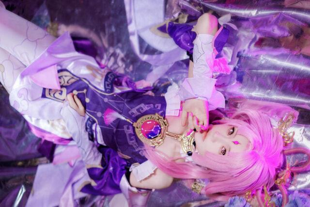 桜桃喵符玄COS赏析｜崩坏星穹铁道太卜司之首的命运之美再现