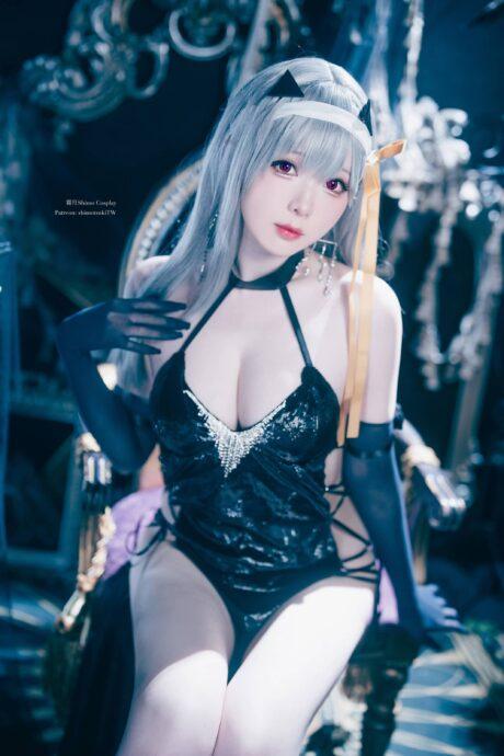 霜月shimo莫达尼亚COS：完美拿捏妮姬角色的悲剧与魅惑