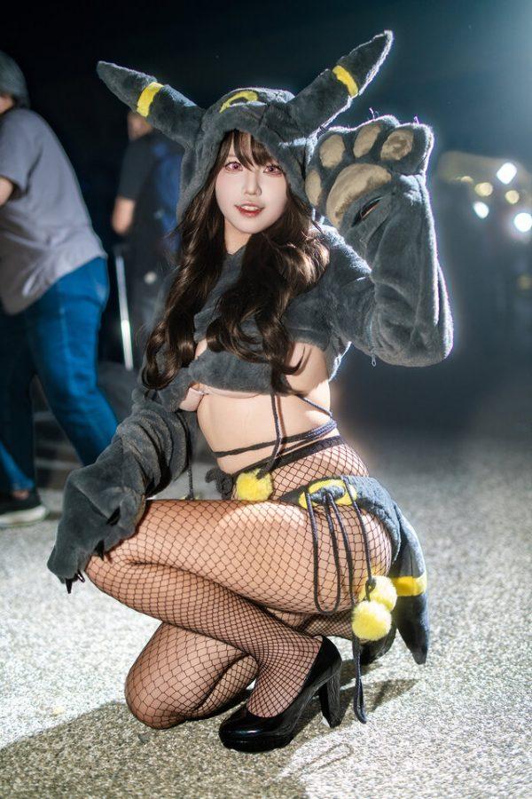 宝可梦亮相台湾PF：yuku肉醬月亮伊布COS的萌感与魅力并存