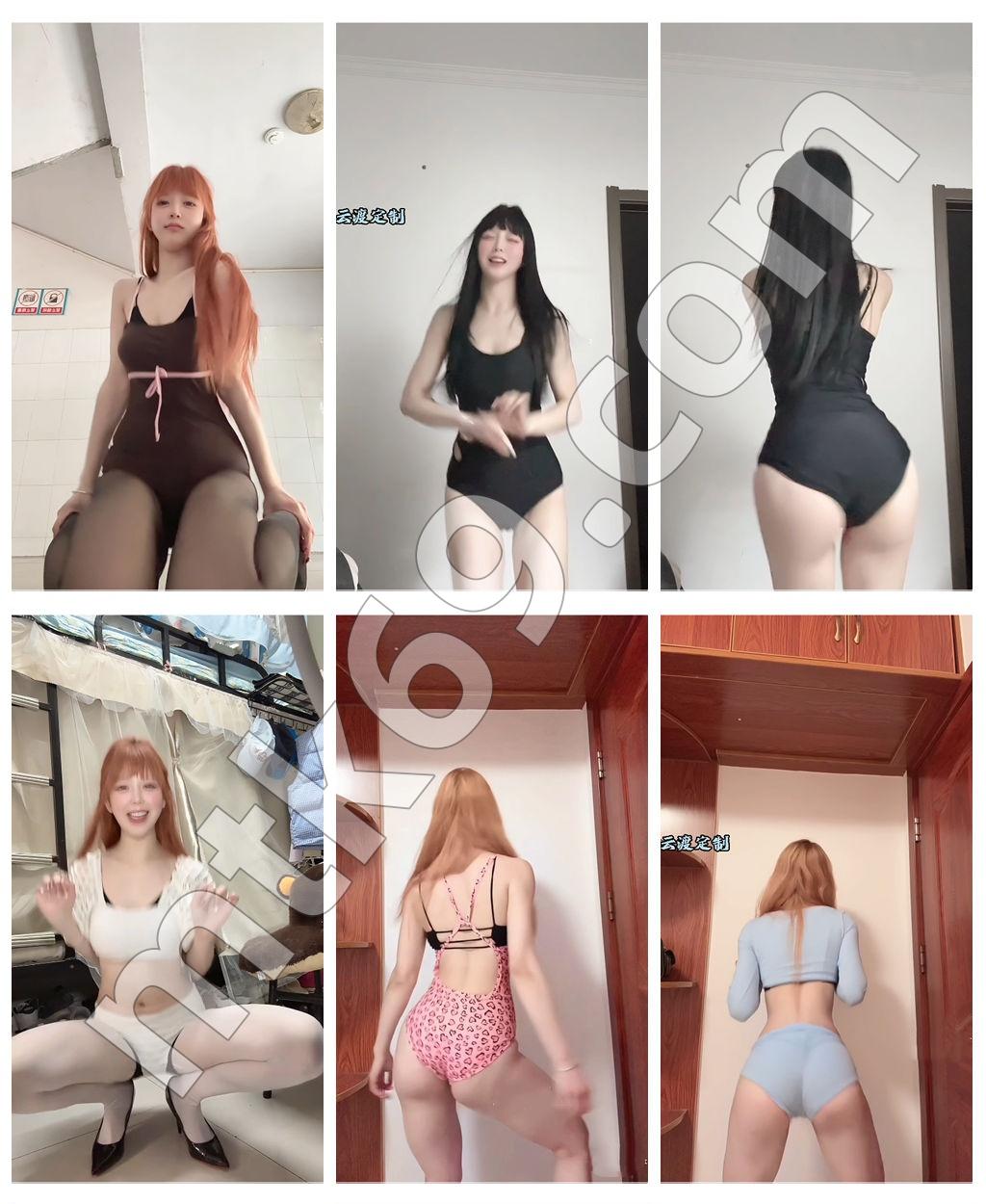 抖音137W粉主播 王炸/炸姐 泳装定制 瑜伽裤动感摇摆福利二 [30V/3.11GB]