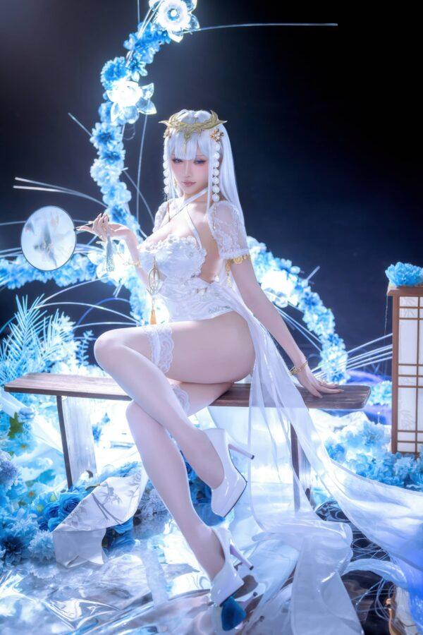 星之迟迟埃姆登COS：碧蓝航线旗袍下的冷艳神秘与距离感美