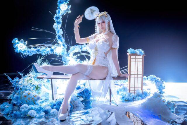 星之迟迟埃姆登COS：碧蓝航线旗袍下的冷艳神秘与距离感美