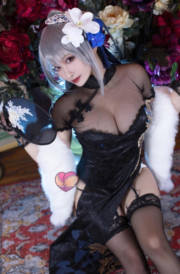 洛璃LoLiSAMA 碧蓝航线 路易九世旗袍