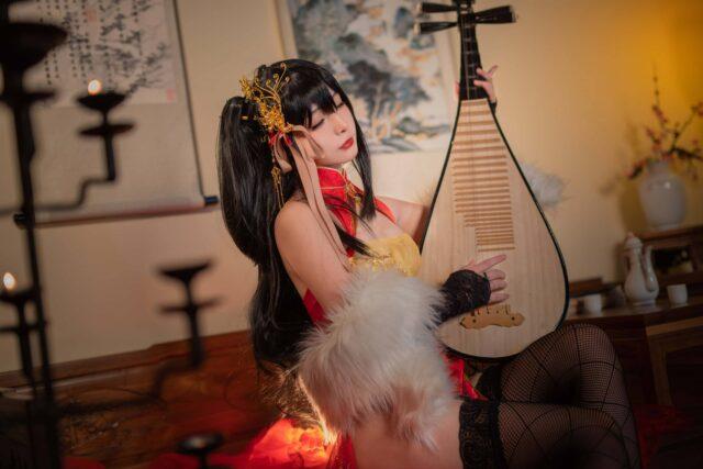 红金锁定的温柔危险：yuuhui玉汇碧蓝航线大凤旗袍COS赏析