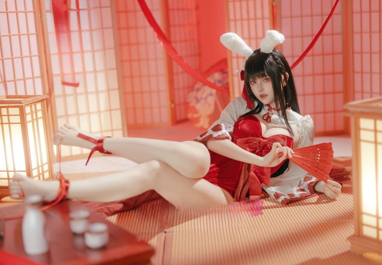 屿鱼 碧蓝航线 大山·祈愿的巫女兔