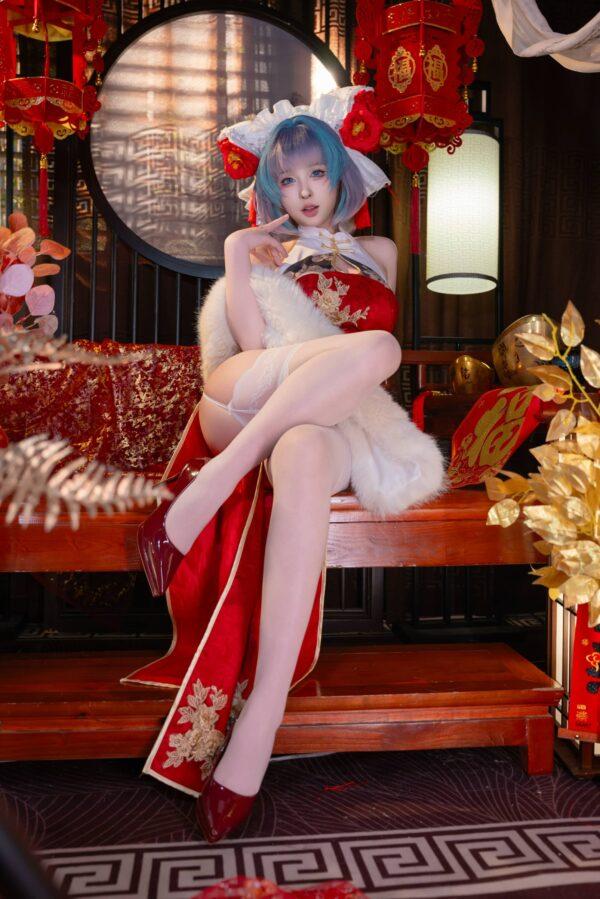 清水由乃柴郡COS天花板：演绎碧蓝航线猫系少女的极致魅力