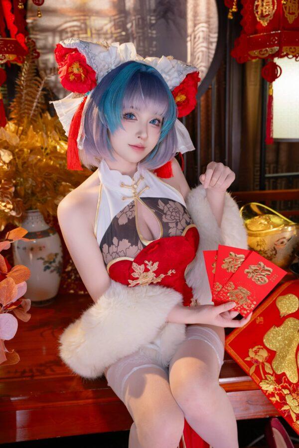 清水由乃柴郡COS天花板：演绎碧蓝航线猫系少女的极致魅力