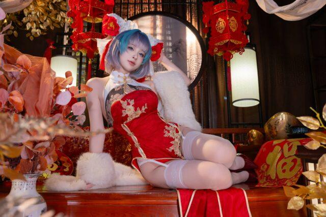 清水由乃柴郡COS天花板：演绎碧蓝航线猫系少女的极致魅力