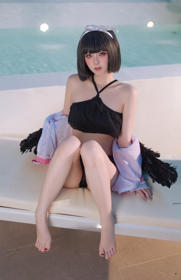 屿鱼 蔚蓝档案 静山真白泳装