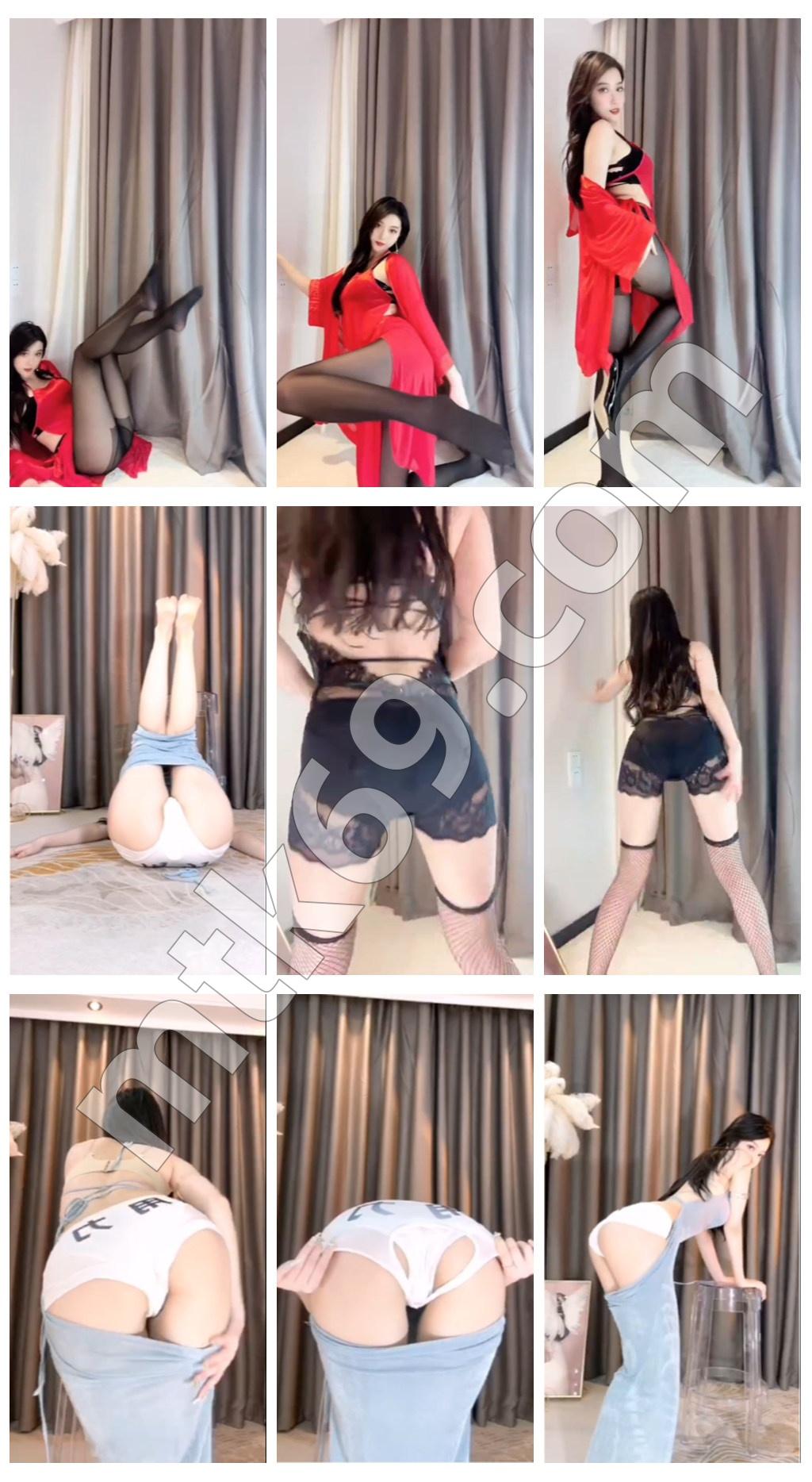 抖音圈圈吖 黑丝美腿 漏内定制骚舞 [3V/165MB]