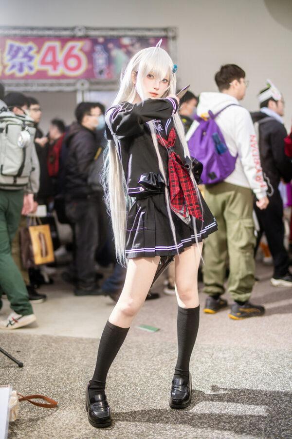 靠死亡游戏混饭吃幽鬼COS｜Turq_KJ.还原水手服下的冷感魅力