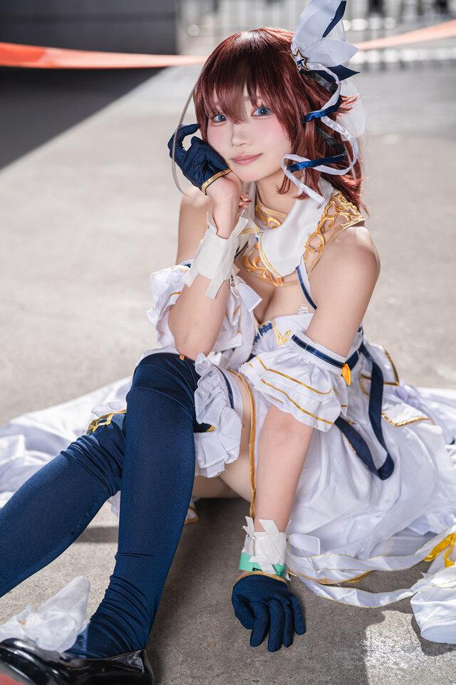 仙女下凡？Narumera神级时乃空cos原来白丝和仙女裙是绝配