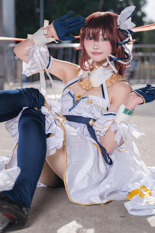 仙女下凡？Narumera神级时乃空cos原来白丝和仙女裙是绝配
