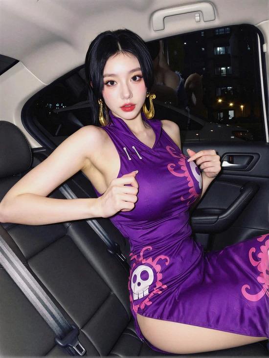 海贼王女帝真人版？JanniAi_lin完美还原波雅汉库克神级身材