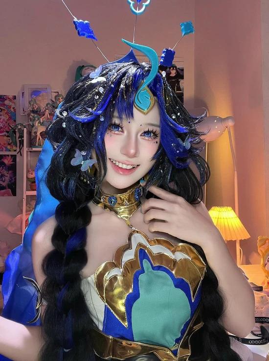 王者荣耀多莉娅COS打破次元壁！这才是绝美的海洋人鱼公主