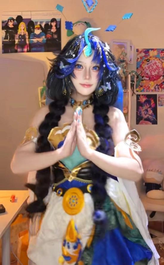 王者荣耀多莉娅COS打破次元壁！这才是绝美的海洋人鱼公主