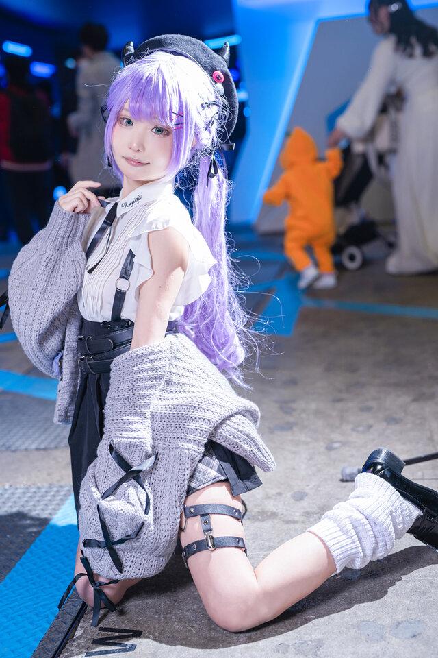 甜晕了！Kurumi常暗永远cos大腿纹身与慵懒毛衣的极致反差