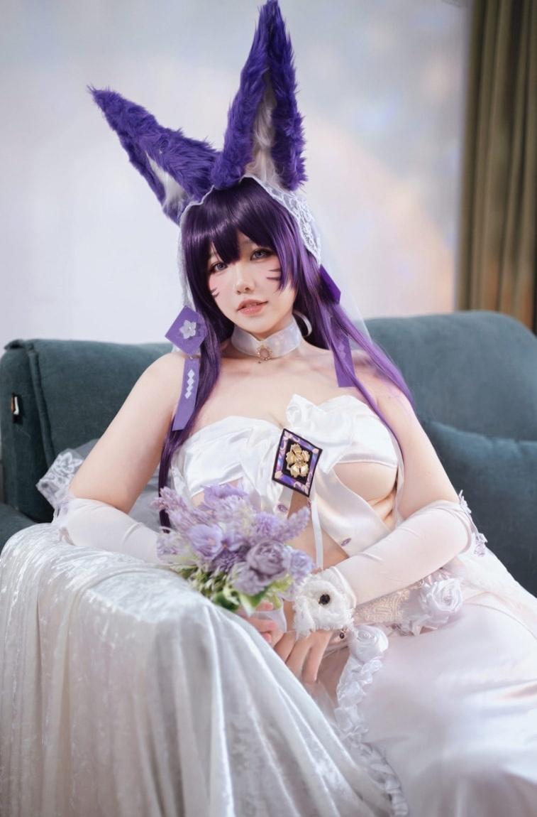 阿半今天很开心 碧蓝航线 武藏誓约花嫁 婚纱